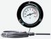 Capillary Thermometer with Stainless Steel Case and Front Flange